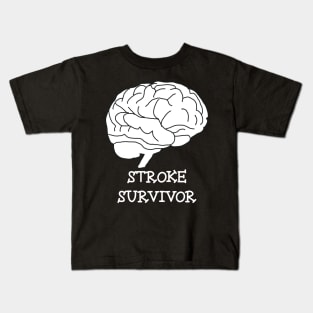 Stroke Brain Survivor Recovery Kids T-Shirt